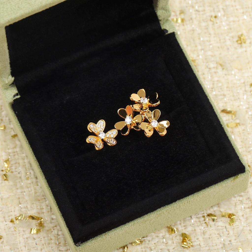 New 2023 Trend Top Quality Hot Brand Anniversary Gifts Luxury Jewelry Rings For Women Flowers Leaf Wedding Engagement Party
