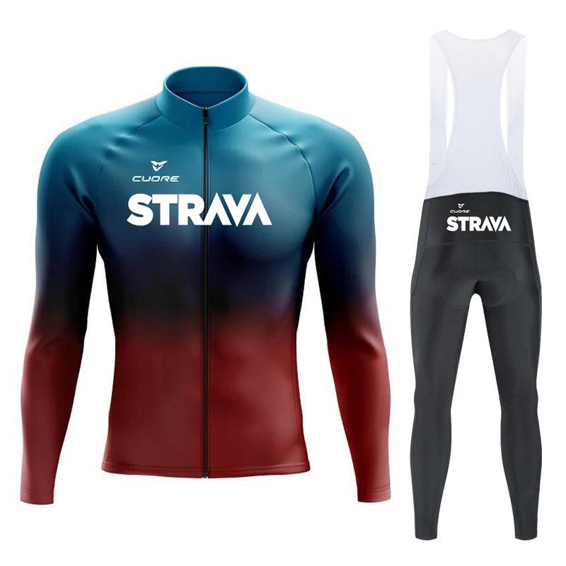 Enganliegender Radanzug, Herren und Damen Gleich, Mountainbike Rennrad Schnelltrocknend Trend Radanzug 2026 Herbst Atmungsaktives Radanzug Set