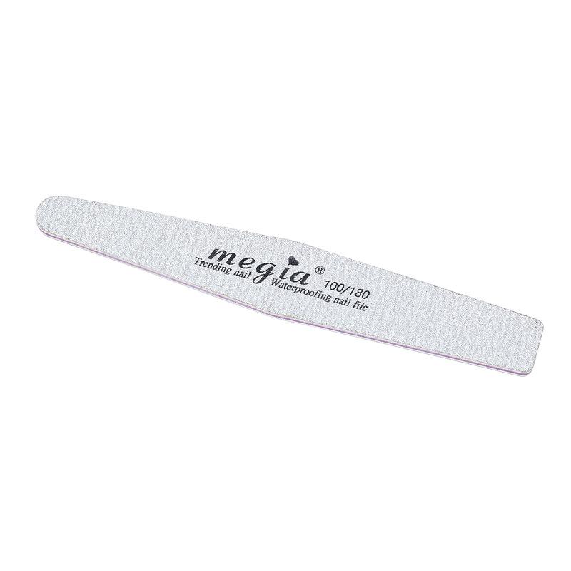 Double-Sided Washable Nail File 100/180 Grit Manicure Buffing Strip