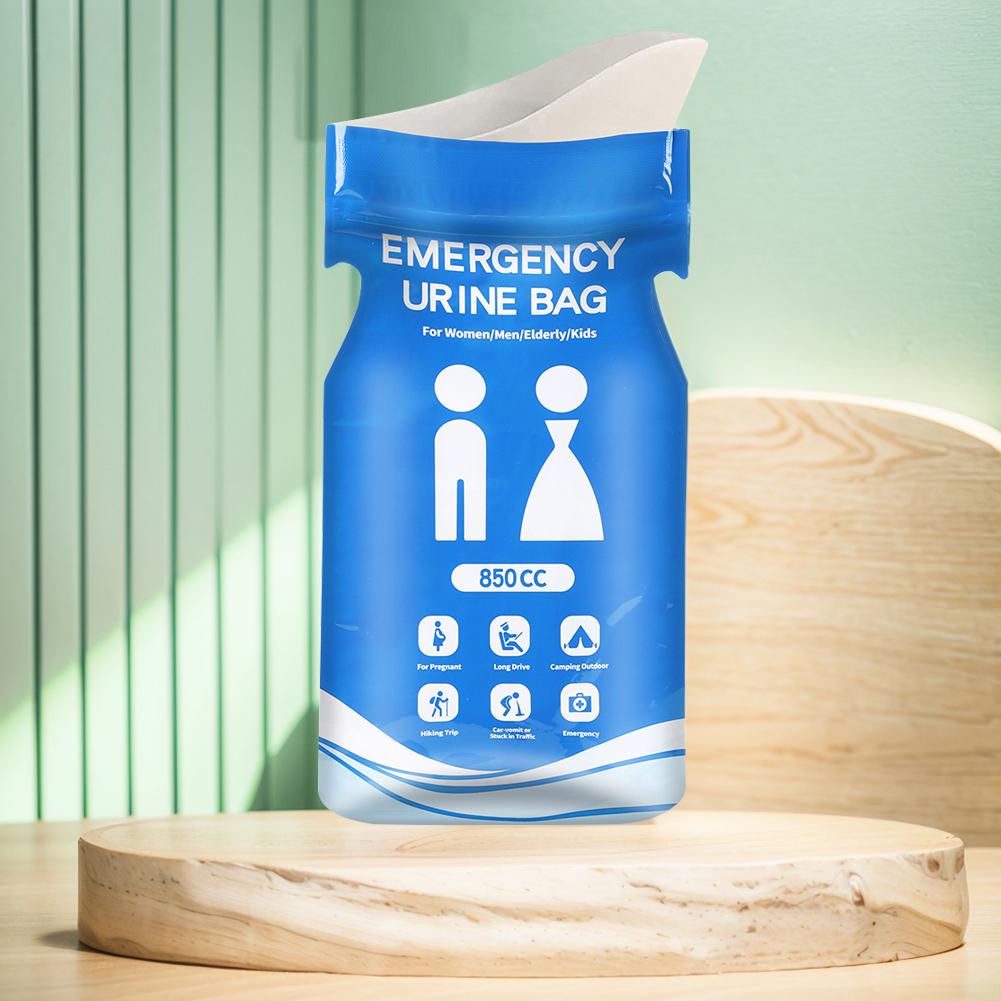 1-8Pcs Disposable Urine Bags for Outdoor Emergency Portable Urinate Bag Travel Mobile Toilet Camping Hiking Vomit Bags 700/850ML