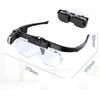 USB Rechargeable Headband Loupe Illuminated Magnifier Electronic Professional Increase Loupes Binocular Glasses for Reading