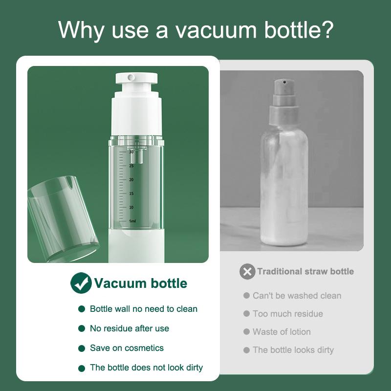 15/30/50Ml As Vacuum Lotion Spray Bottle With Scale Travel Portable Refillable Bottles Liquid Foundation Cosmetics Container