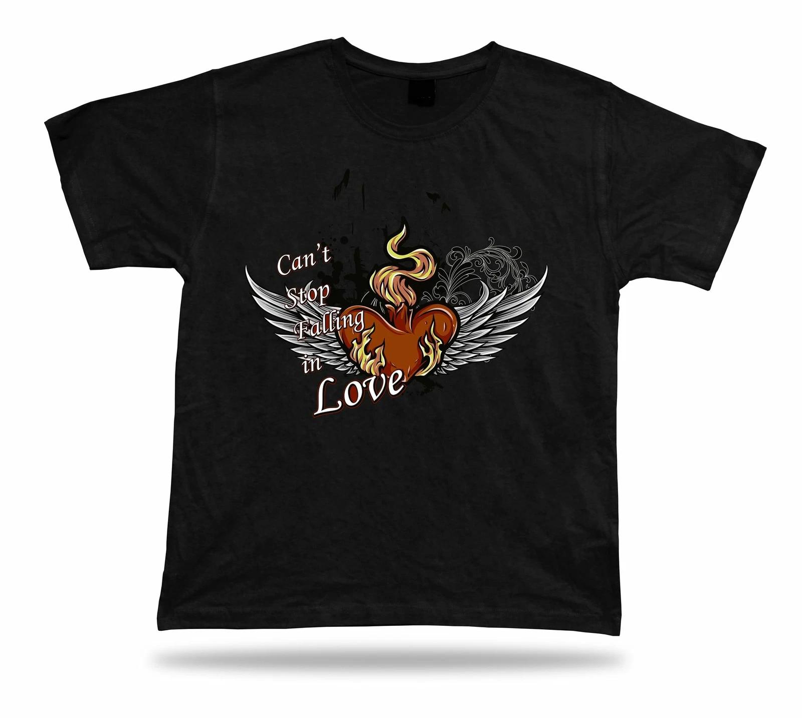 Can t stop falling in love funny Tshirt Tee special Birthday best BBF gift sale L