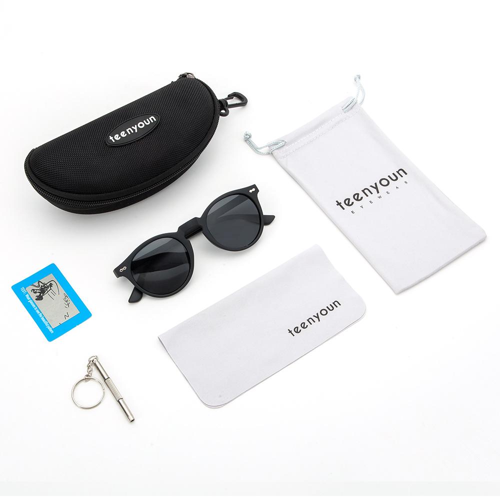 Small Round Polarized Sunglasses for Women Men UV400 Protection Eyewear Retro Sunglasses Small Round Polarized Sunglasses