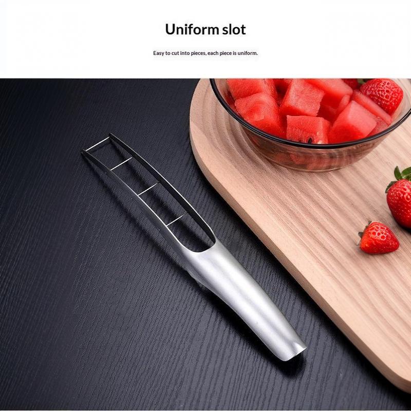1 Set Lebensmittelqualität Wassermelonenschneider Multifunktionales Sommer-Fruchtschneidewerkzeug Perfekt für Küche BBQ Party Picknicks