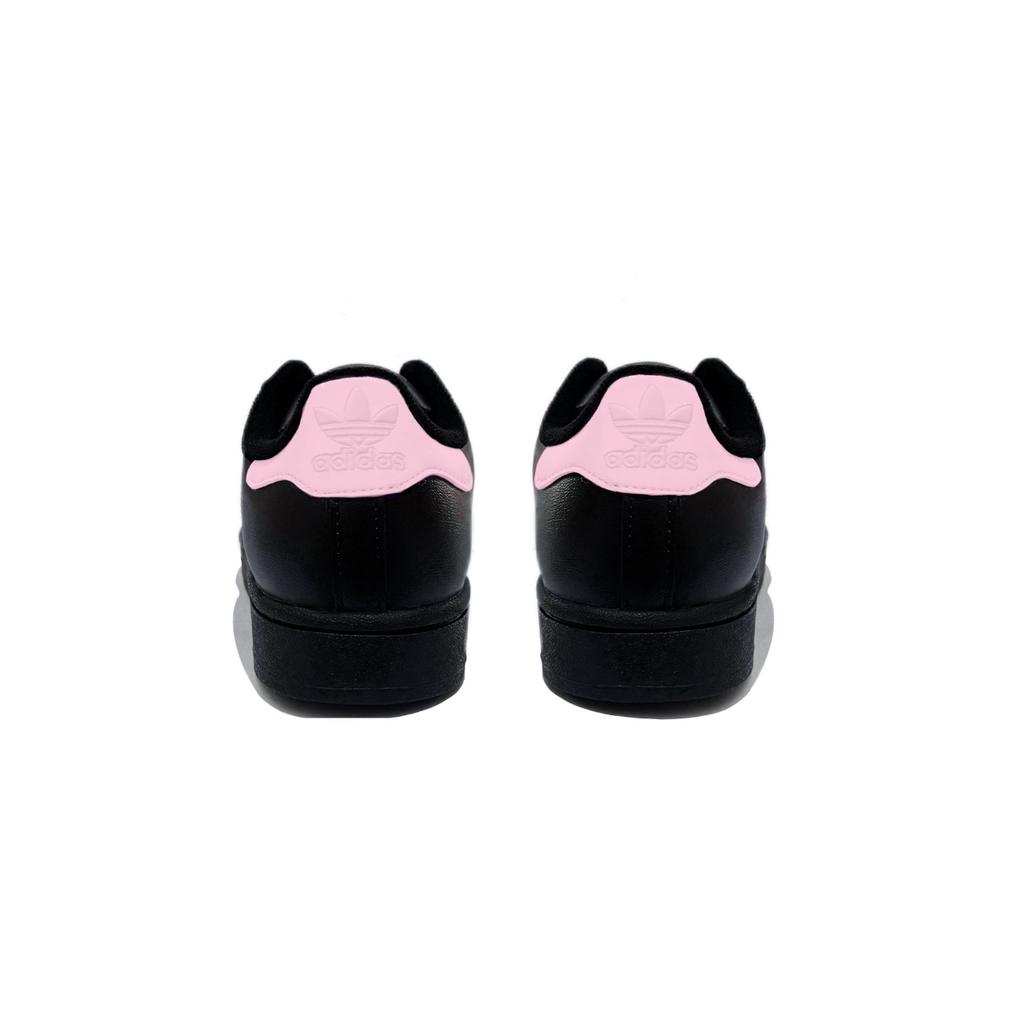 Adidas Originals Superstar 2 Cushioning Abrasion Resistant Lightweight Low top Skateboard Shoes Unisex Black Pink JI0079(Team924-)