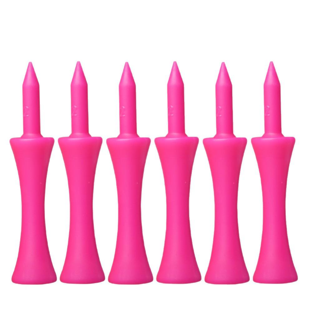 Wheel-Shaped Multi-Color Golf Plastic Spikes & 20mm Ball Tees (Bulk Pack)