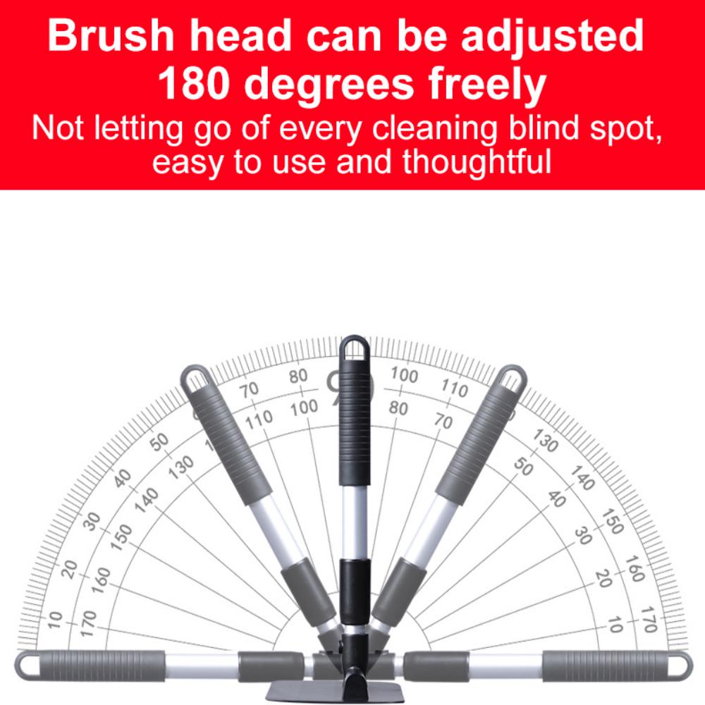 Car Window Cleaner Brush Windshield Cleaner Microfiber Protable Cleaning Tool with Handle Interior Exterior Auto Glass Wiper