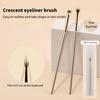 Crescent Eyeshadow Brush Diagonal Eyeliner Brush Draw Outline Eye Makeup Ultra Thin Brush Beauty Tools Precise Detail Brush