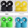 Multi-color 78A High-Rebound Soft PU Wheels for Street Cruising - Longboard, Skateboard, Scooter