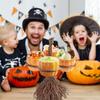 Spooky Halloween Pumpkin Snack Serving Bowl Rack for Candy Fruit and Desserts Ideal for Home Decor Gift Ideas Party Festivals
