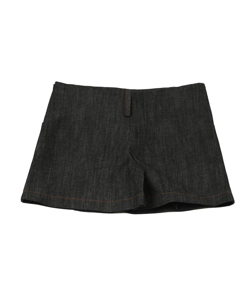 Catharsis Daily Denim Low-Rise Pants Skirt Black Denim Onesize