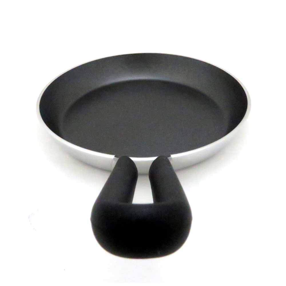 Endo Shoji TKG Oyako Nabe Teflon IH Side Handle with Silicone Commercial AOY3801 (Parent-Child Pot), Aluminum, Non-stick Coated, 16.5cm, Compatible,