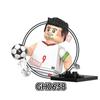 New  Single 4.5CM Soccers Athletics Sportsman Star Building Blocks Cartoon Mini Action Figures Toys For Kids Christmas Gifts
