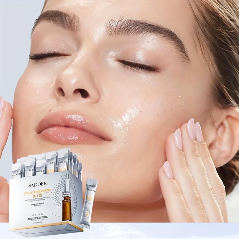 The Freeze-dried Powder Water-clear and Moisturizing Sleeping Mask Hydrates and Moisturizes, Rejuvenating the Skin