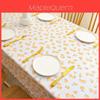 Modern Minimalist Pvc Rectangular Tablecloth With Waterproof Oilproof Surface For Home Dining