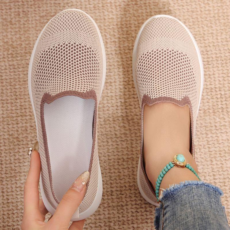 

Shoes women s versatile new lightweight soft sole one-pedal shoes mesh breathable walking mother shoes foreign trade women s shoes wholesale 36