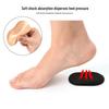 Honeycomb Heel Lift: Invisible Soft Height-Boost Insole with Adjustable Half-Size Pad