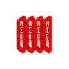 4PCS/set AMG Badge Car Reflective Strips Warning Stickers Car Styling for Mercedes Benz W204 W205 W210 W211 W212 W213 C E Class