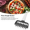 Gear Pizza Rolling Needle Food Grade Pizza Docker Roller Dough Puncher  Kitchen Baking Tool