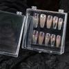 Empty False-Nail Organizers Box Waterproof Dust-proof Small Clear Jelwery for Ca