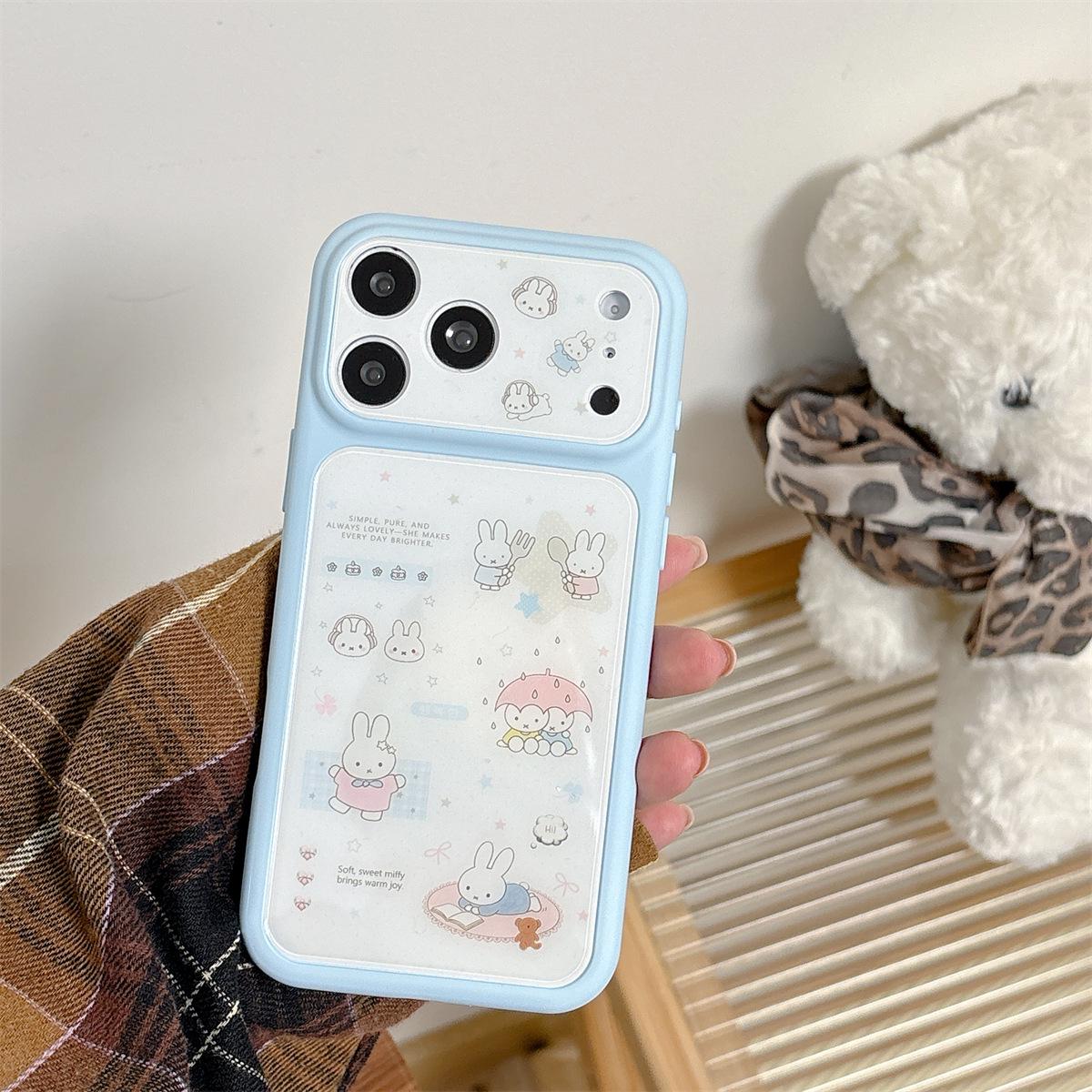 

Large Window Wooden Horse Cat Rabbit iPhone 15/14 Compatible Phone Case for Apple 17/16/15PROMAX iPhone 14