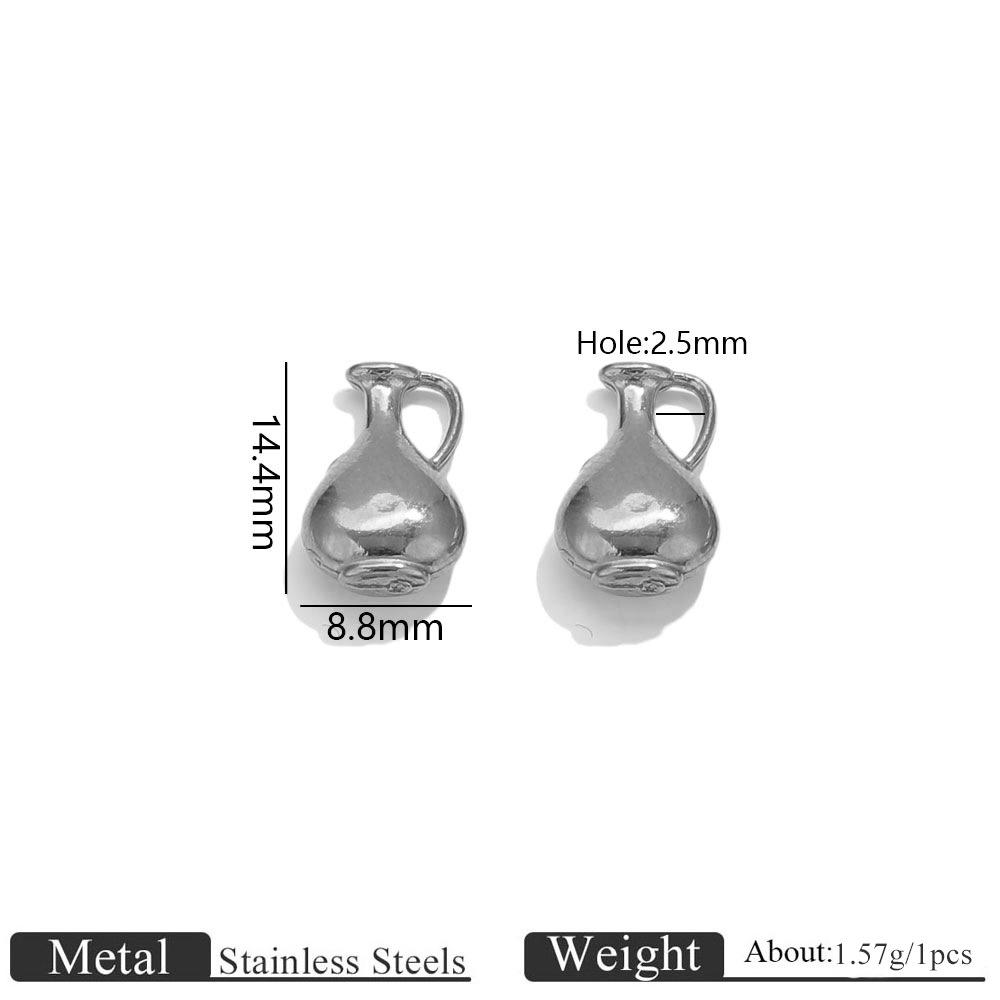 Yori 5 Stück Edelstahl 18K Gold Plated Anhänger DIY Schmuckzubehör Verwendet für DIY Herstellung von Armband Halskette