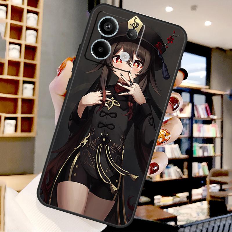 Hu Tao Genshin Impact For Xiaomi Redmi Note 13 Pro 9 10 11 12 14 15 Pro Plus Case For Redmi 15 12C 13C 14C 10C 15C