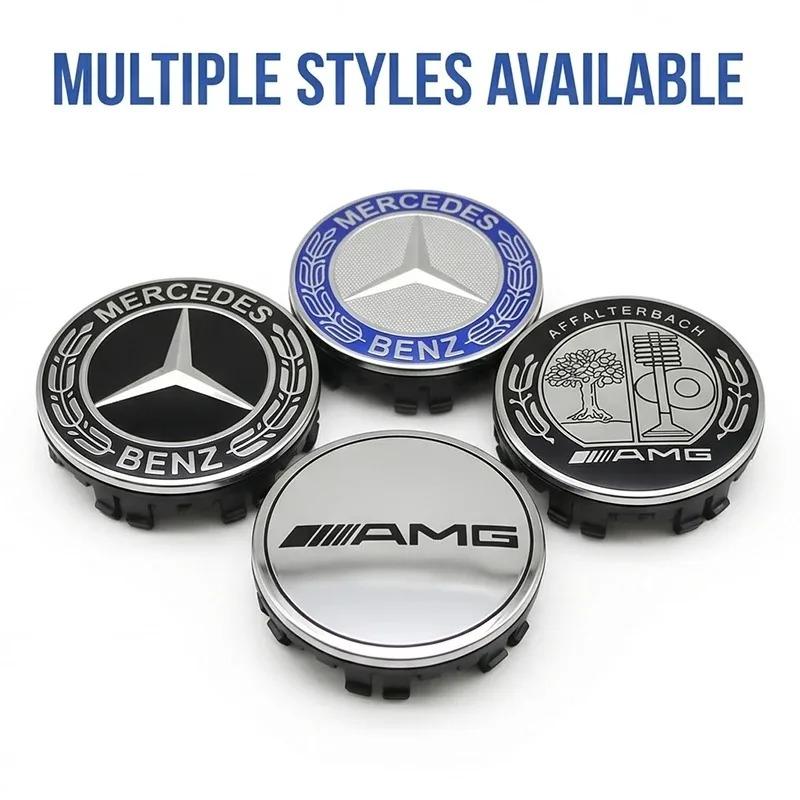 Gorące 75mm Kołpaki Piasty Koła Pływające Lewitacja Magnetyczna do Mercedes Benz AMG Klasa C E S GLE GLC GLS Akcesoria DO1