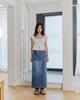 INSEOWL Necklace Two-Way Blouse - White