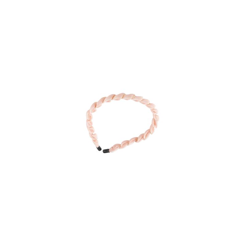 Pink Braided Turban Headband Stylish Fashionable Women's Hair Accessory