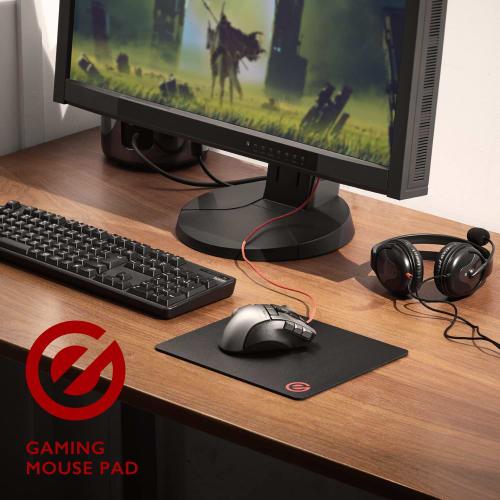ELECOM Gaming Mouse Pad Mouse Pad Hard S Size (250mm x 210mm) Polycarbonate Low Resistance Black MP-GH02BK
