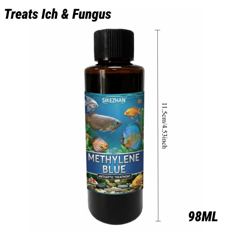 SIKEZHAN Aquarium Water Treatment Tablets Algae Remover Methylene Blue Nitrifying Bacteria Fish Tank Clarifier Conditioner Set