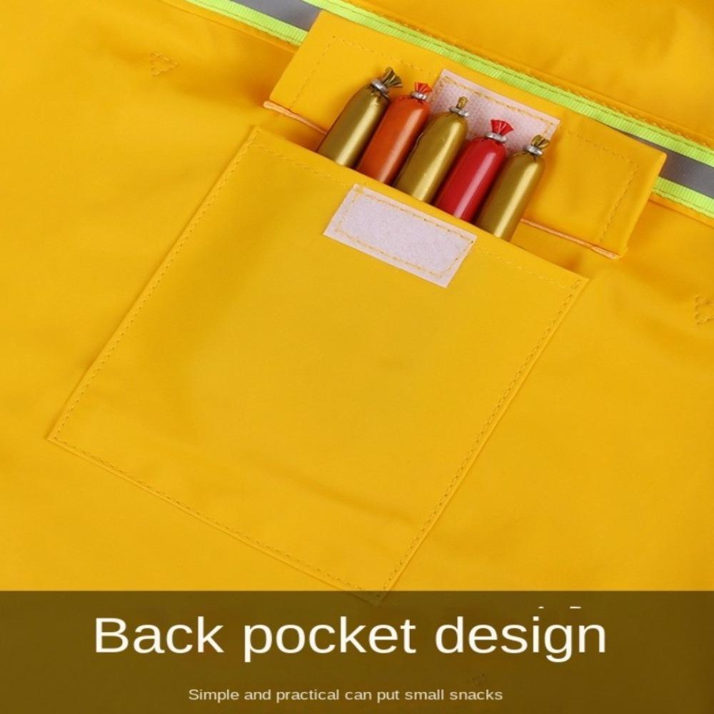 High-Visibility Rain Coat Adjustable Dog Rain Poncho Easily Wearable Pet Rain Jacket  Outdoor