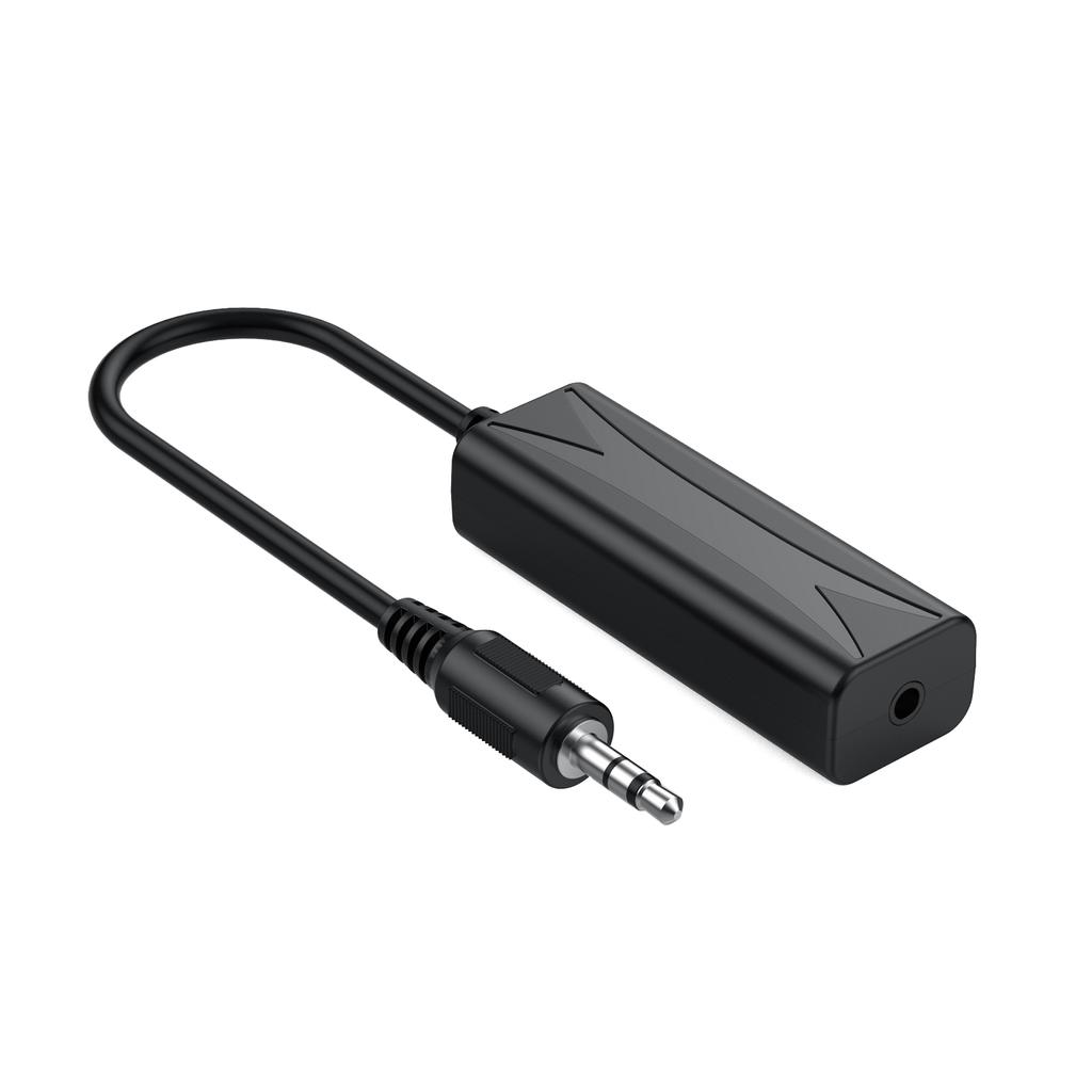 Small Noise Filter 3.5mmAux Audio Noise Filter for Car Speaker/Home Stereo, Eliminate Ground Loop Buzzing