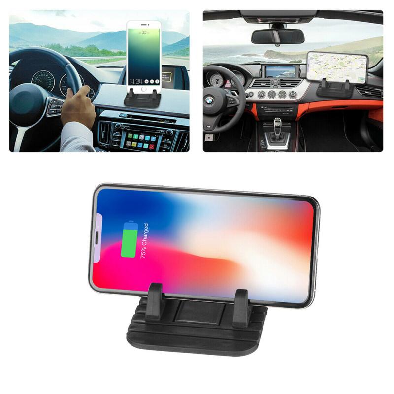 Car Dashboard Phone Holder Mount High Temperature Resistance Desktop Anti-slip Silicone Pad Bracket