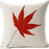 Autumn Thanksgiving Column Pillowcase Maple Leaf Print Home Living Room Sofa Pillowcase