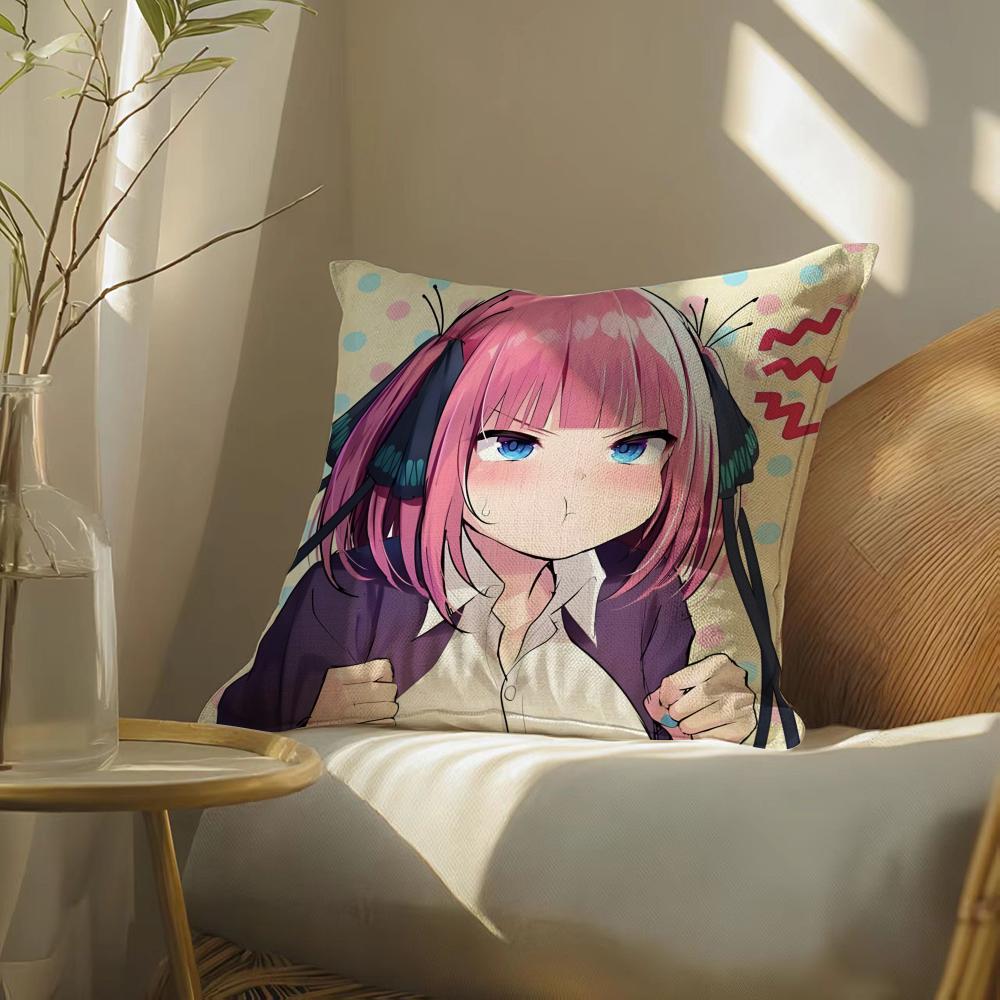Animegirlninonakano Kissenbezug Kissenbezug, Zweiseitig Bedruckt, Sofakissen, Schlafzimmer Kopfteil