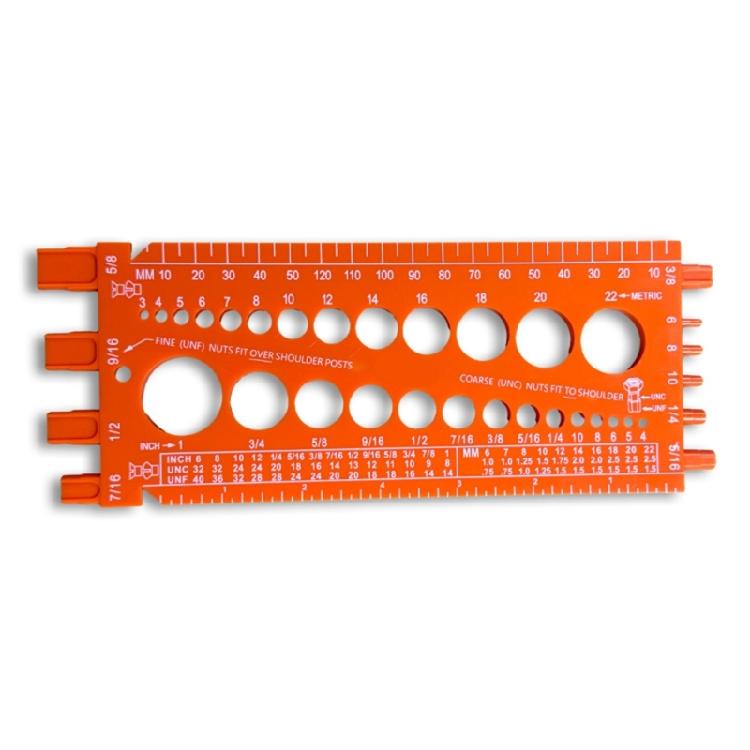 Nut And Bolt Drill Bit Thread Checker Screws ImperialsTool Gauges Tester
