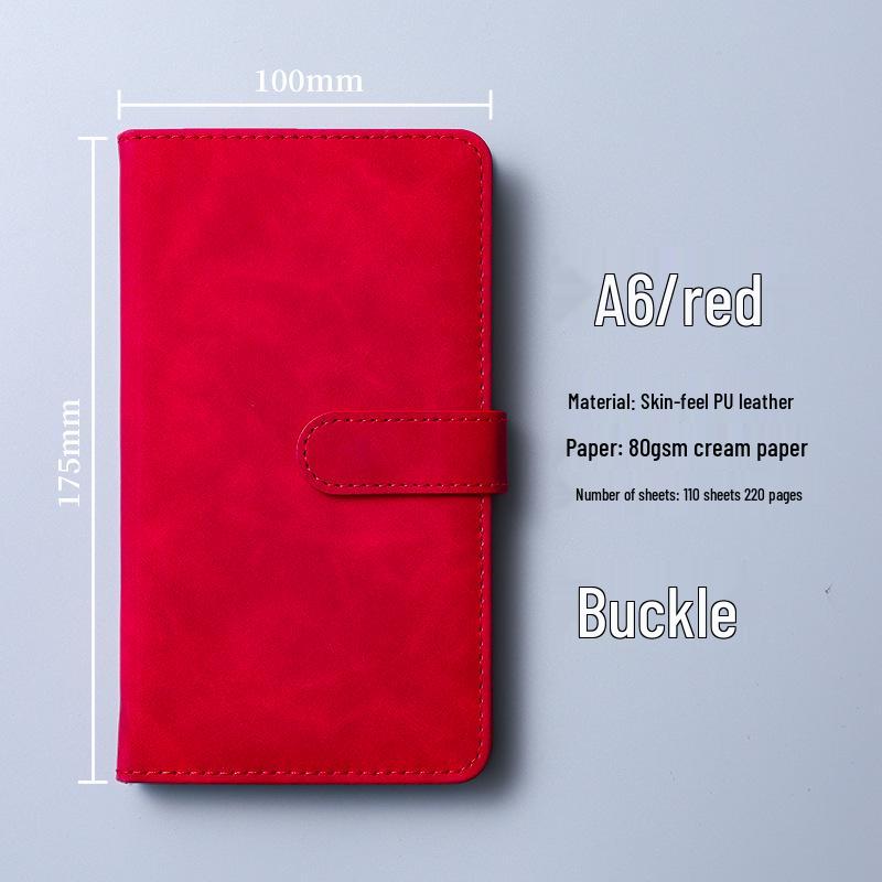 Custom Portable A6 PU Leather Notebook with Logo Printing – Thick, High-Value, Compact Design