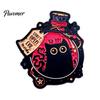 Daily Wear Brooch Cartoon Black Cat Pin, Enamel Animal Lapel Pin for Jewelry Men Women, Decorative Badge Clothing Bags Scarves Sweaters Pattern