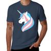 Trans Unicorn Tshirt Standard Fit Solid Tee Shirt