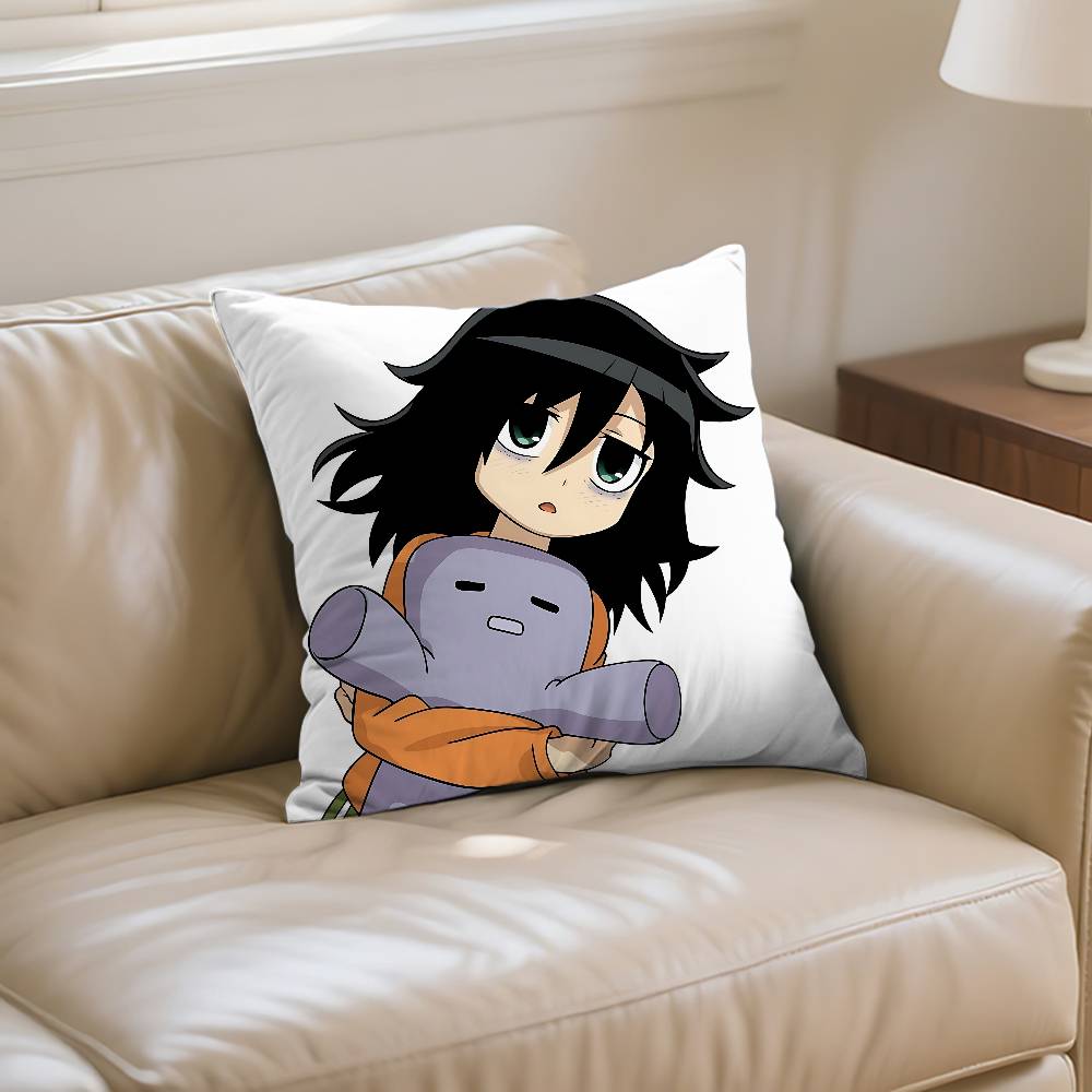 Cute K-Tomoko Kuroki-S Pillow Case Cushion Cover Soft Cute Throw Pillow Case For Car Sofa Pillowcase Polyester With Zipper