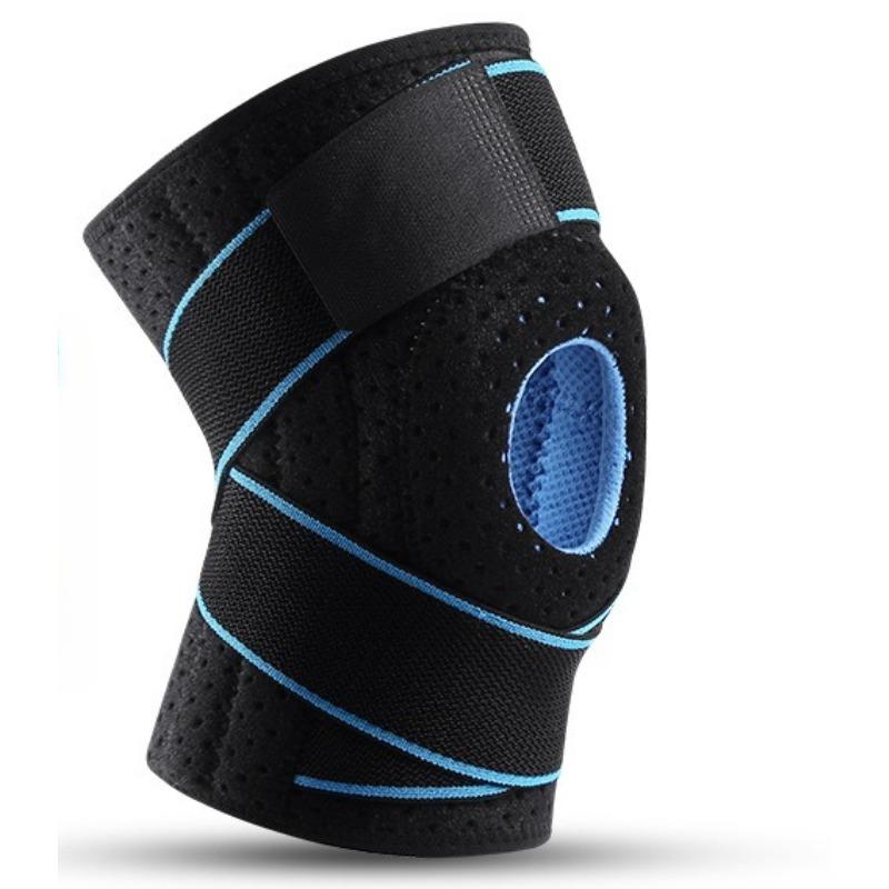 Outdoor sports men s and women s pressure straps Silicone cold breathable knee pads Running basketball Mountaineering cycling protective gear One size fits all