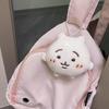 1/3/5Pcs Cute Girl Heart Backpack Pendant Anime Chiikawa Plush Doll Key Chain Kawaii Cartoon Doll Decor Girl'S Gift