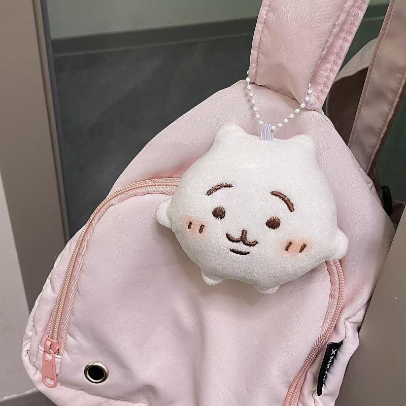 1/3/5Pcs Cute Girl Heart Backpack Pendant Anime Chiikawa Plush Doll Key Chain Kawaii Cartoon Doll Decor Girl'S Gift