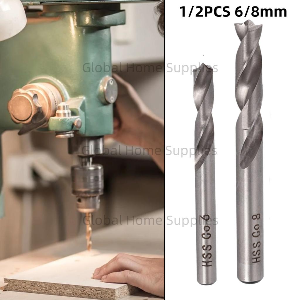 1/2pcs 6/8mm HSS CO Spot Weld Drill Bit Welder Remover Cutter For Removing Spot Welds Metal Hole Grooving Opener Drilling Tool