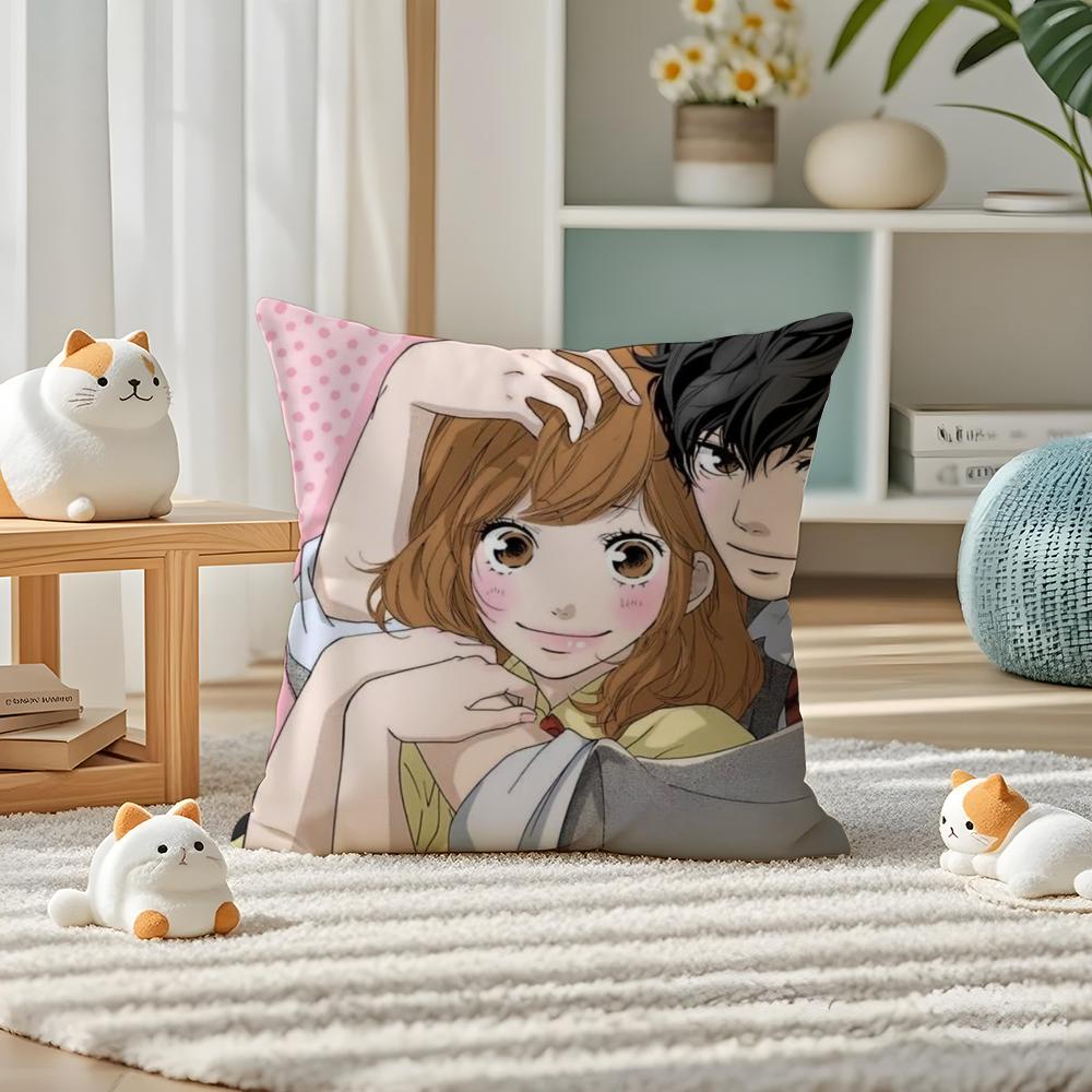 Film ao haru ride Kissenbezug Seidig elegant Komfort Schlafsofa Versteckter Reißverschluss