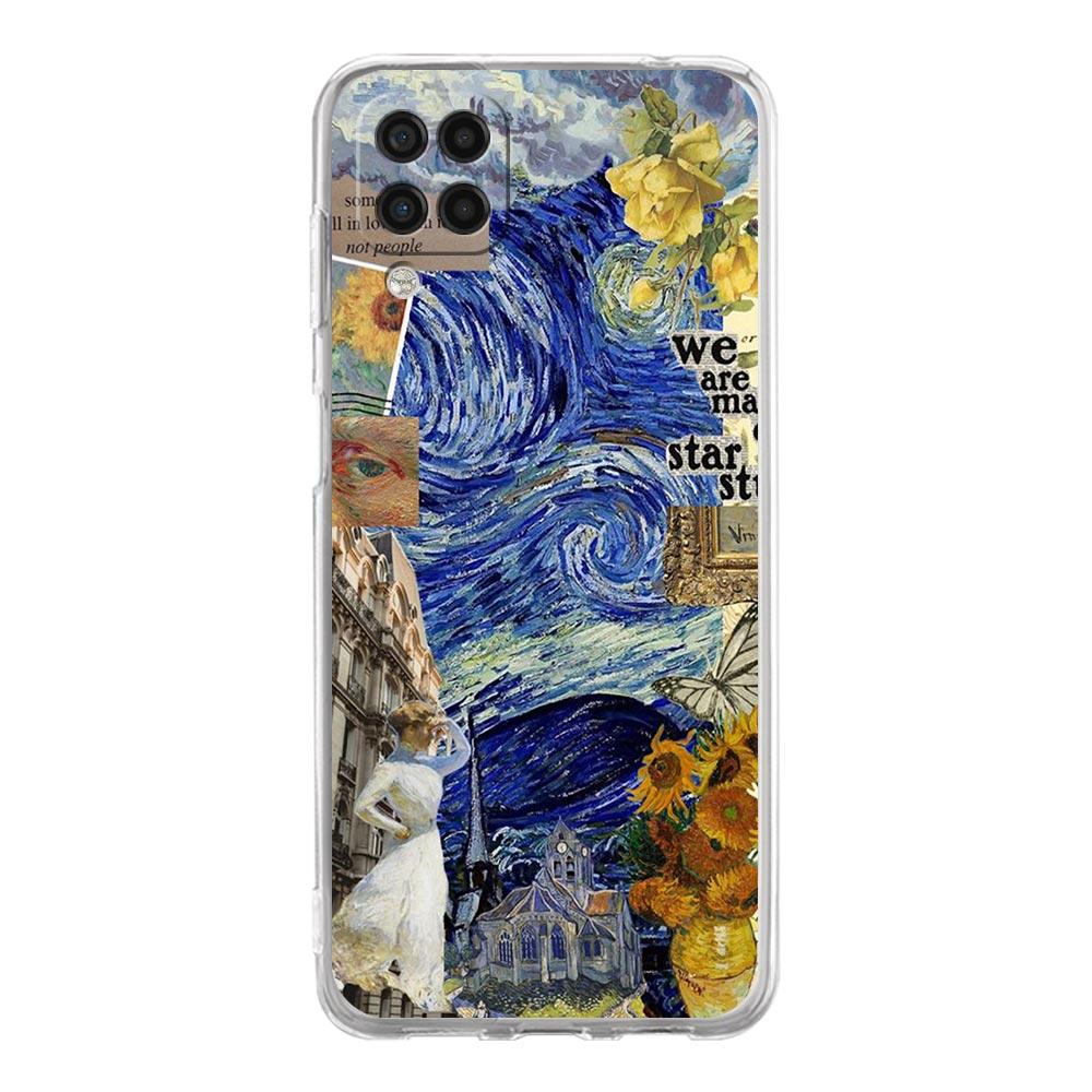 Starry sky van gogh art Phone Case For Samsung A13 A33 A73 A53 A23 A51 A71 A21S A12 A31 A41 A05s A03S A15 A25 A32 5G Cover