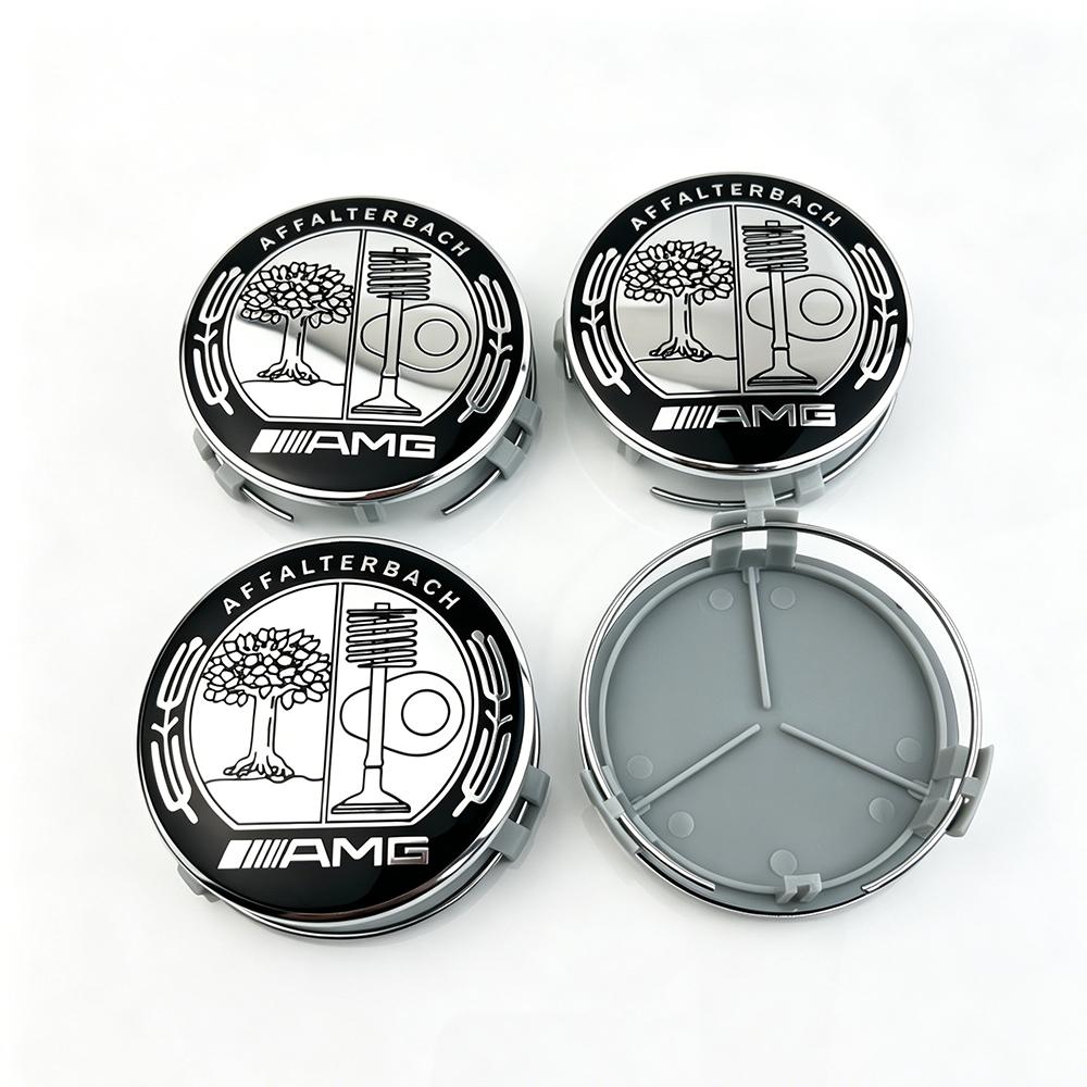 WVQ5 4pcs 75mm Car Wheel Center Hub Cap Badge Cover Mercedes Benz Amg A C GLC GLA W205 W204 W203 W212 W211 W213 W210 A1714000025